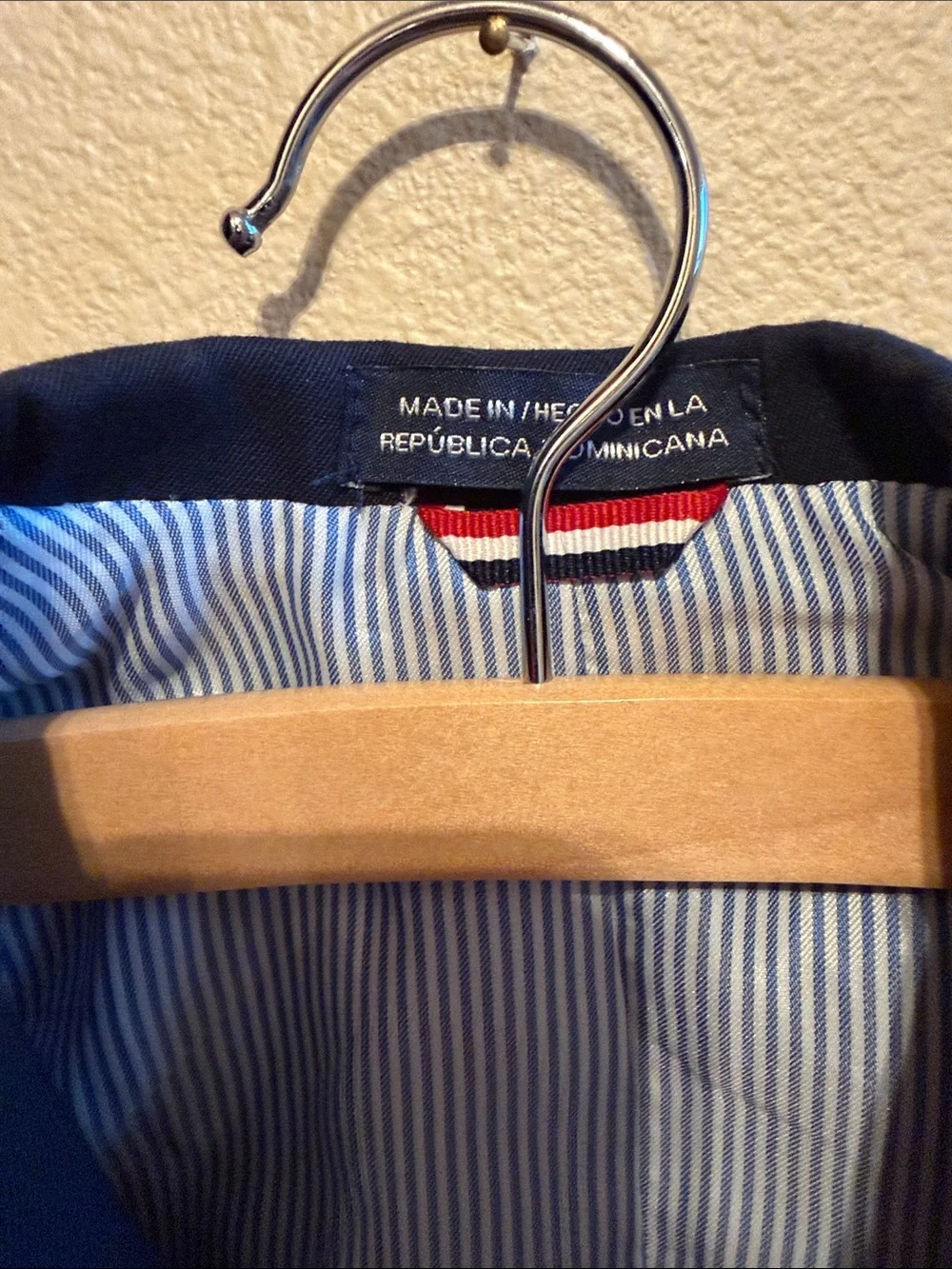 Tommy Hilfiger Navy Kids' Tailored Blazer with Pocket Square